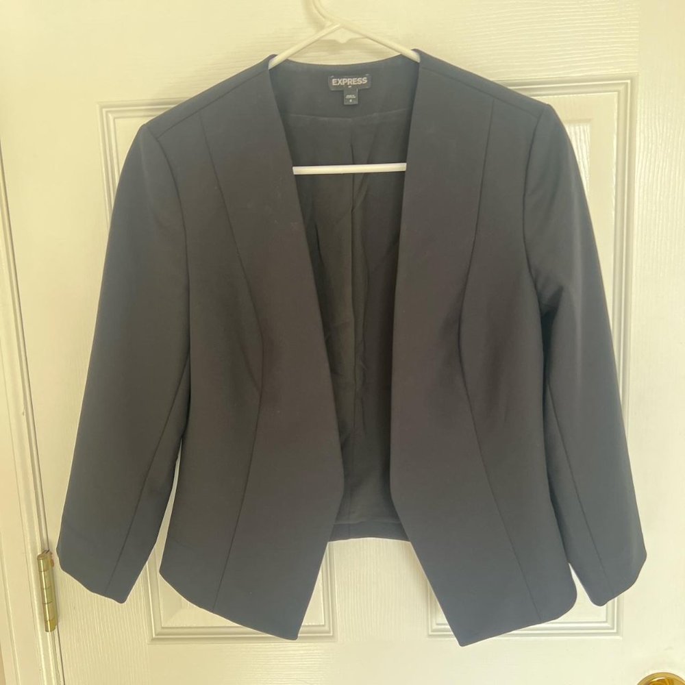 Express cropped blazer